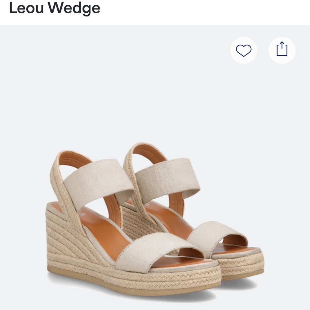 MIA Leou Wedge Sandals - Beige